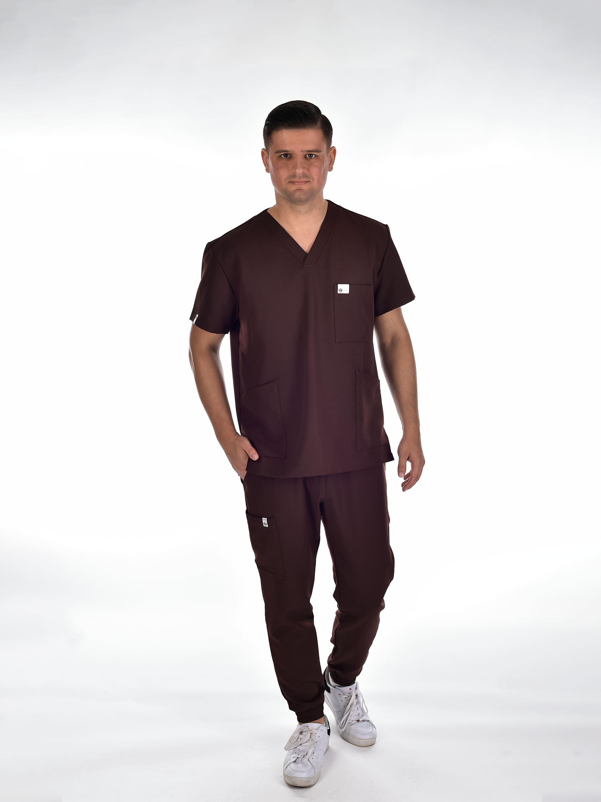 OSLO Men's scrub pants Brown