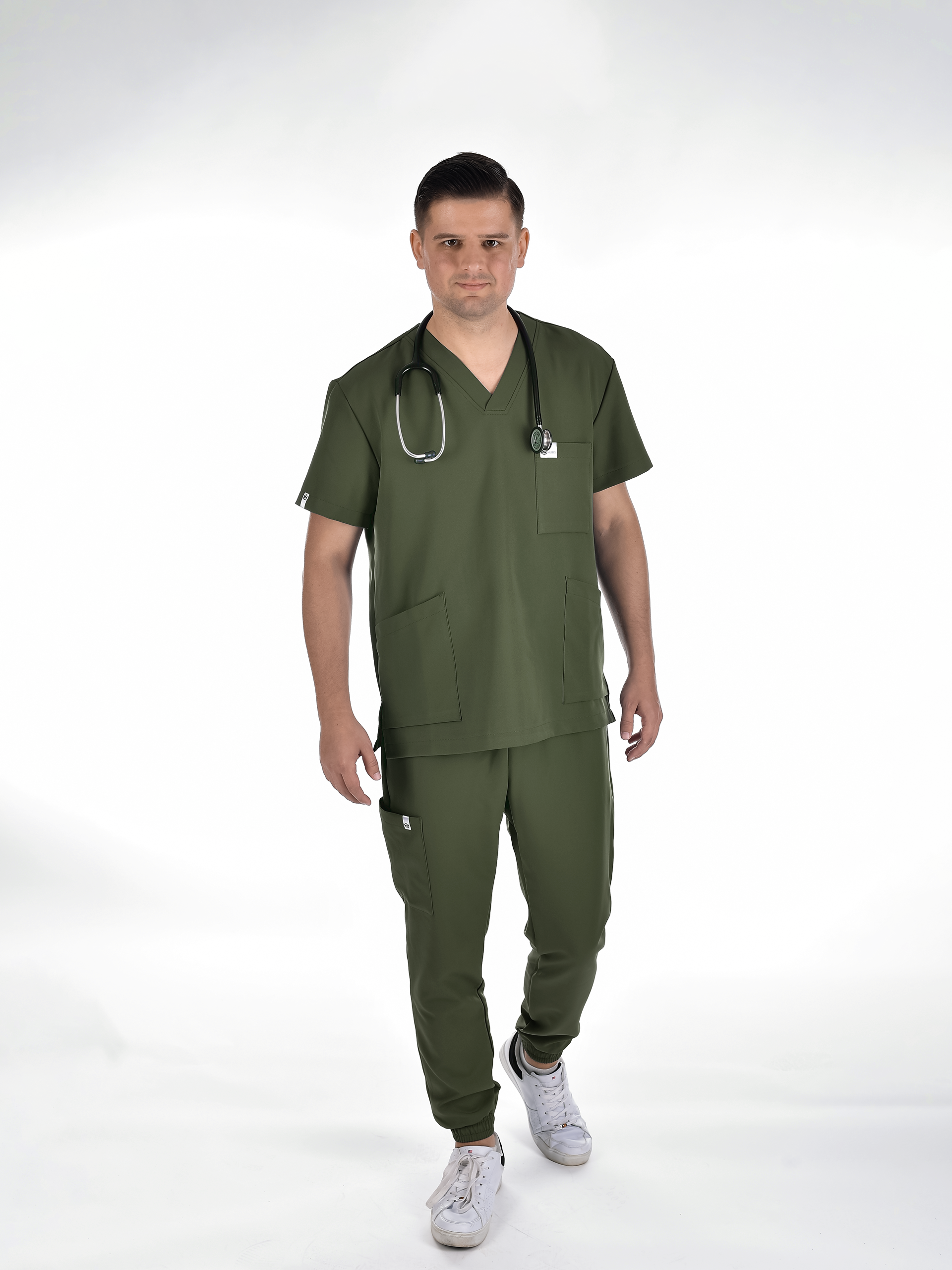 OSLO Men's scrub pants Khaki