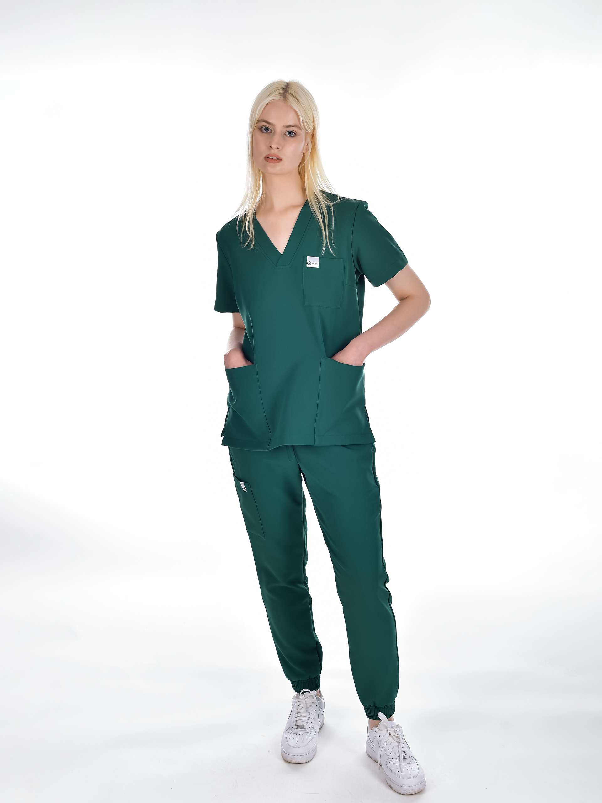 OSLO Women's scrubs set Green