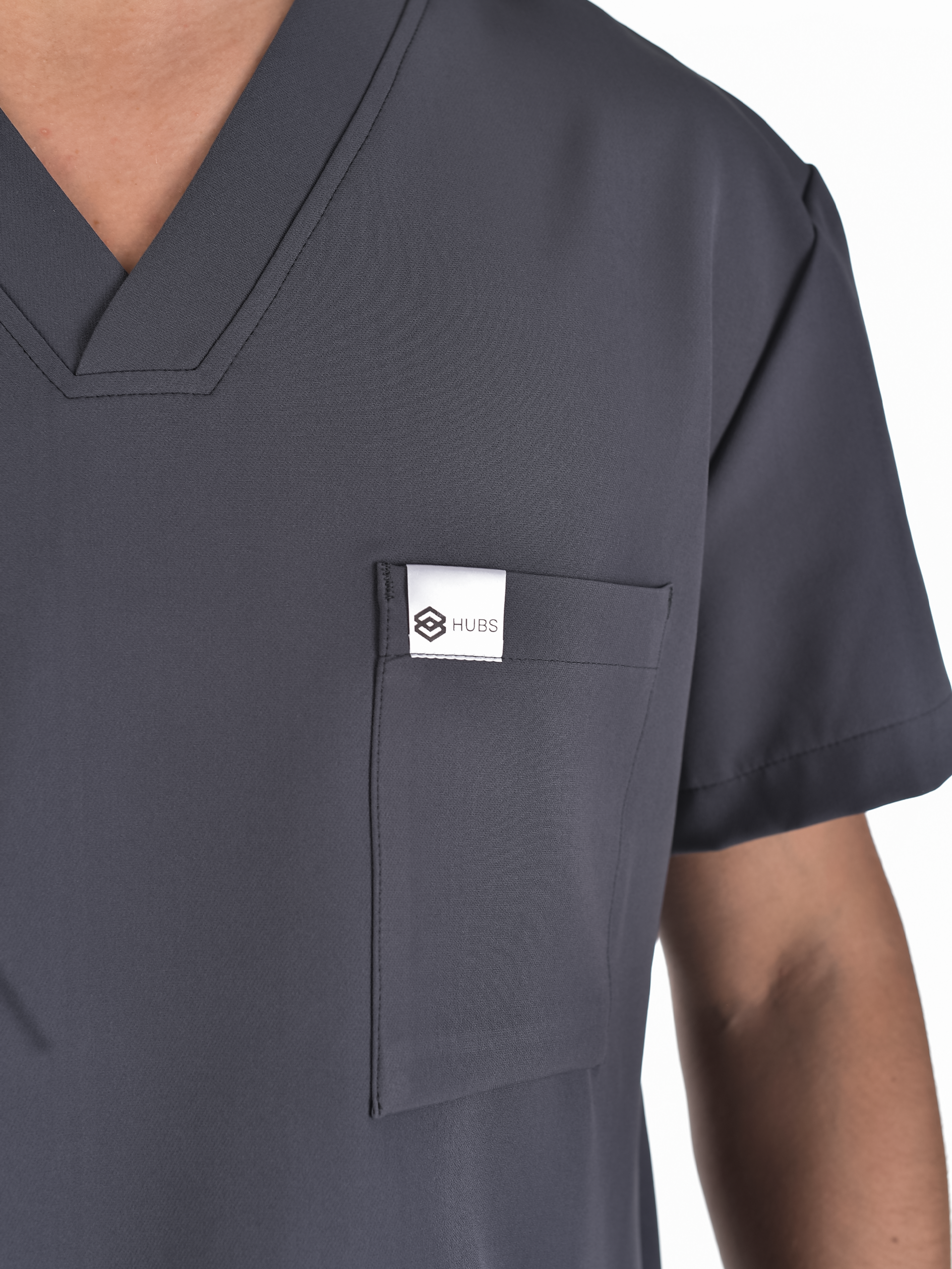 OSLO Men's scrubs set Grey