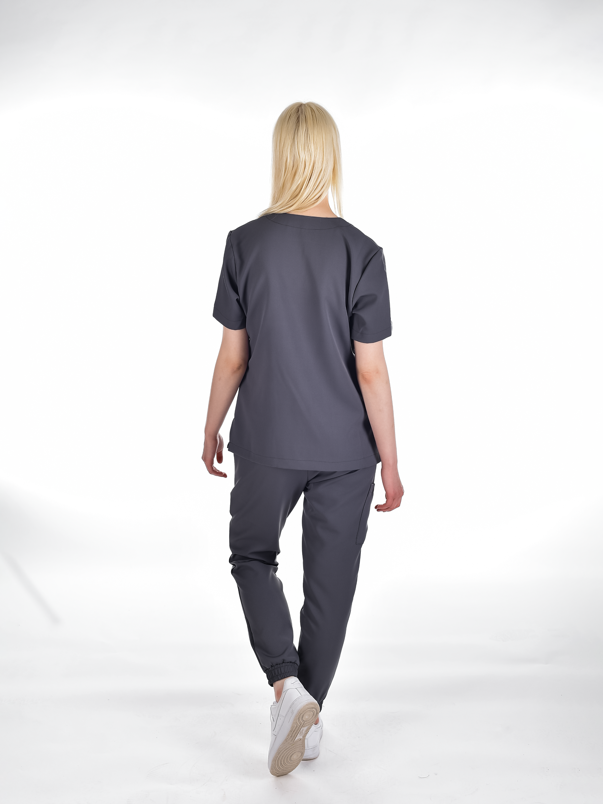 OSLO Women's scrubs set Grey