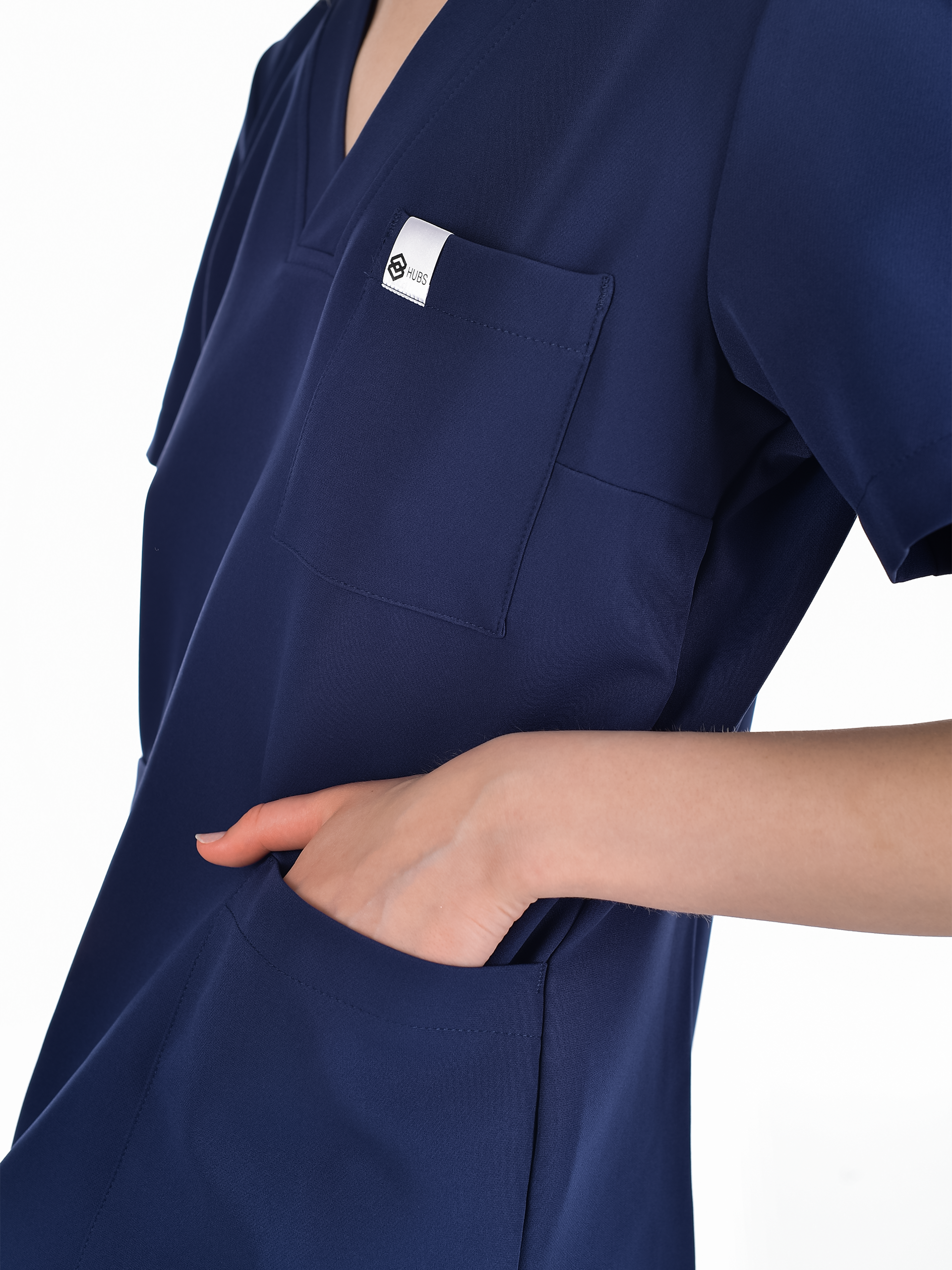 OSLO Women's scrub top Navy blue