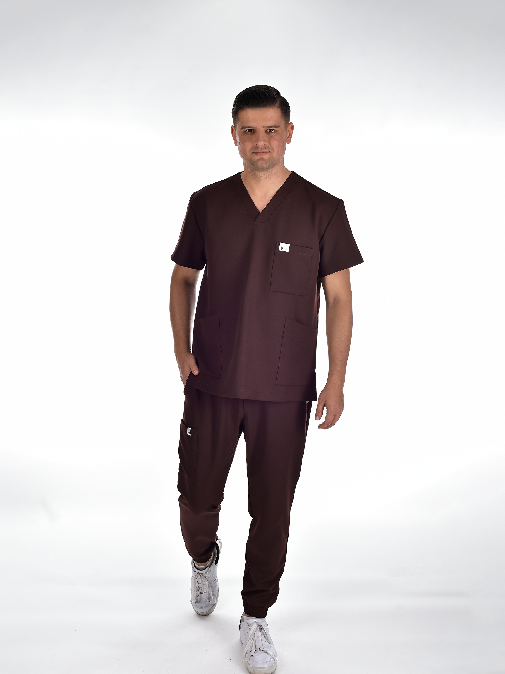 OSLO Men's scrub pants Brown