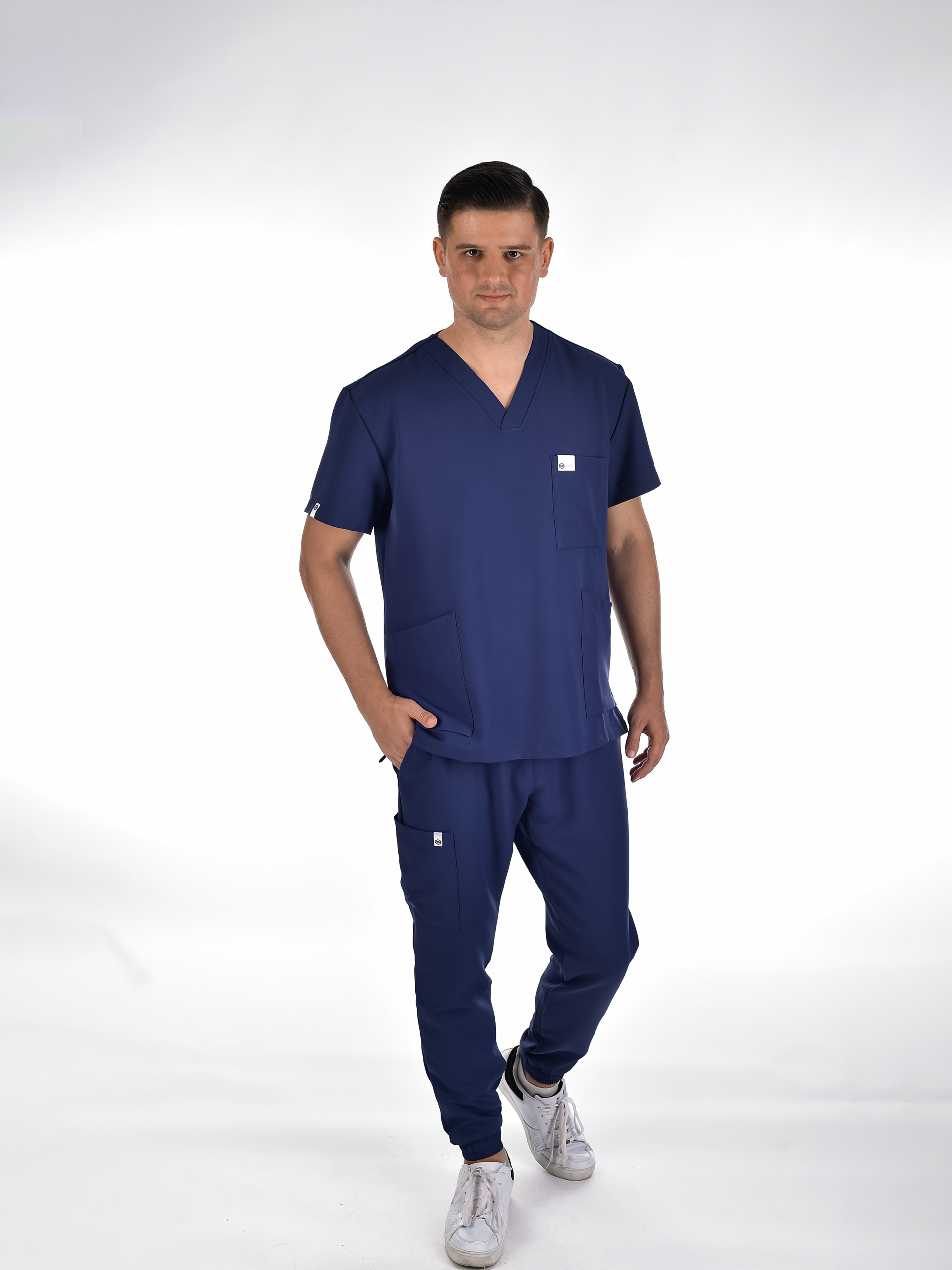 OSLO Men's scrub pants Navy blue