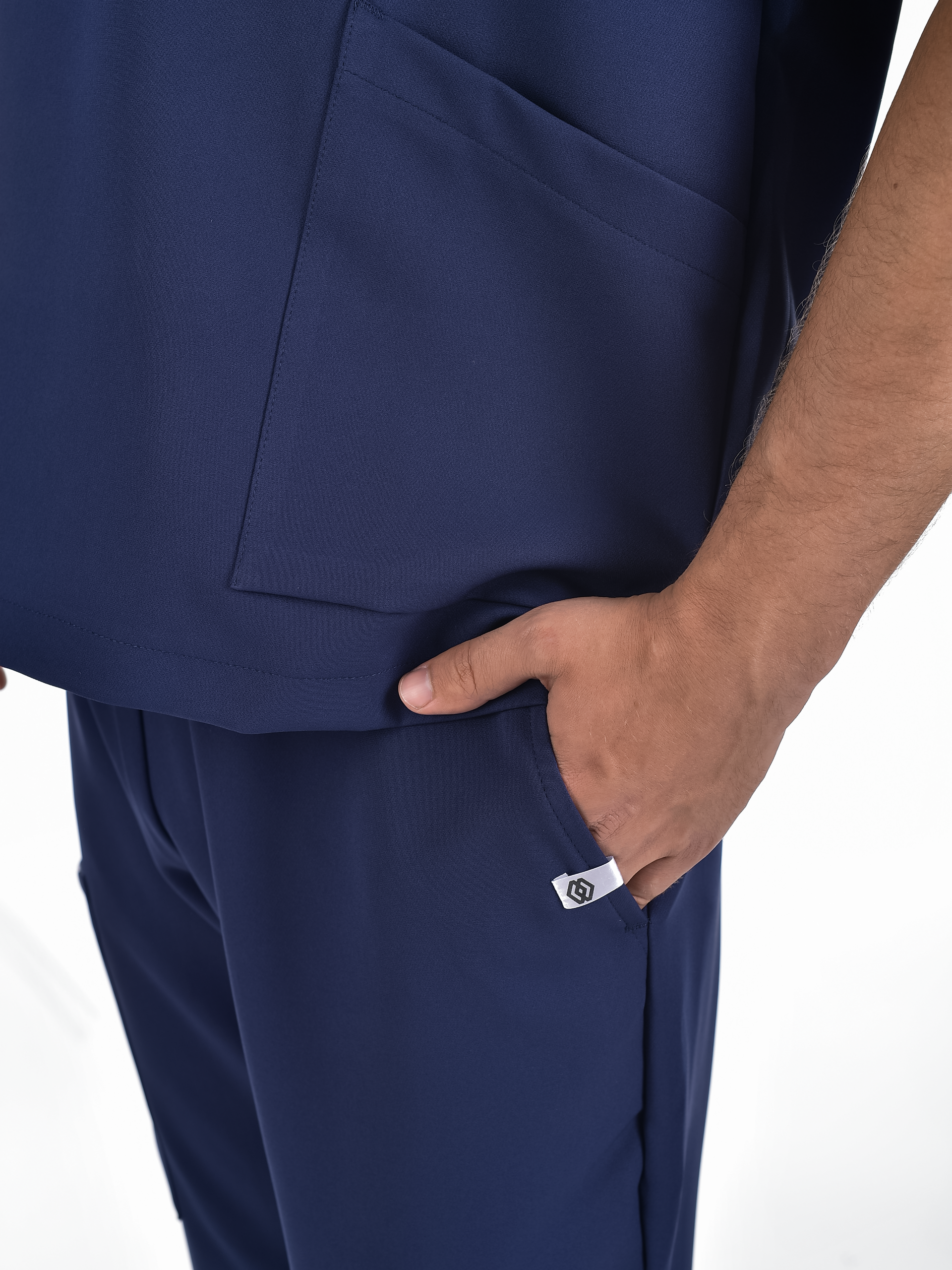 OSLO Men's scrubs set Navy blue