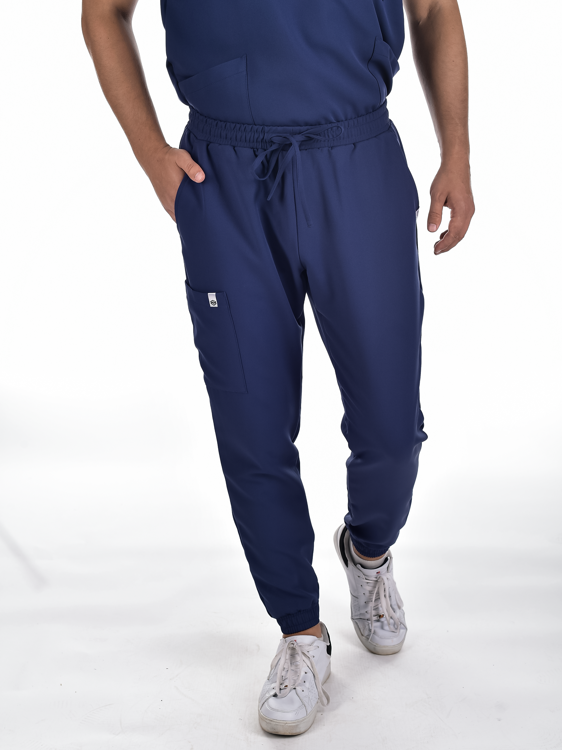 OSLO Men's scrubs set Navy blue