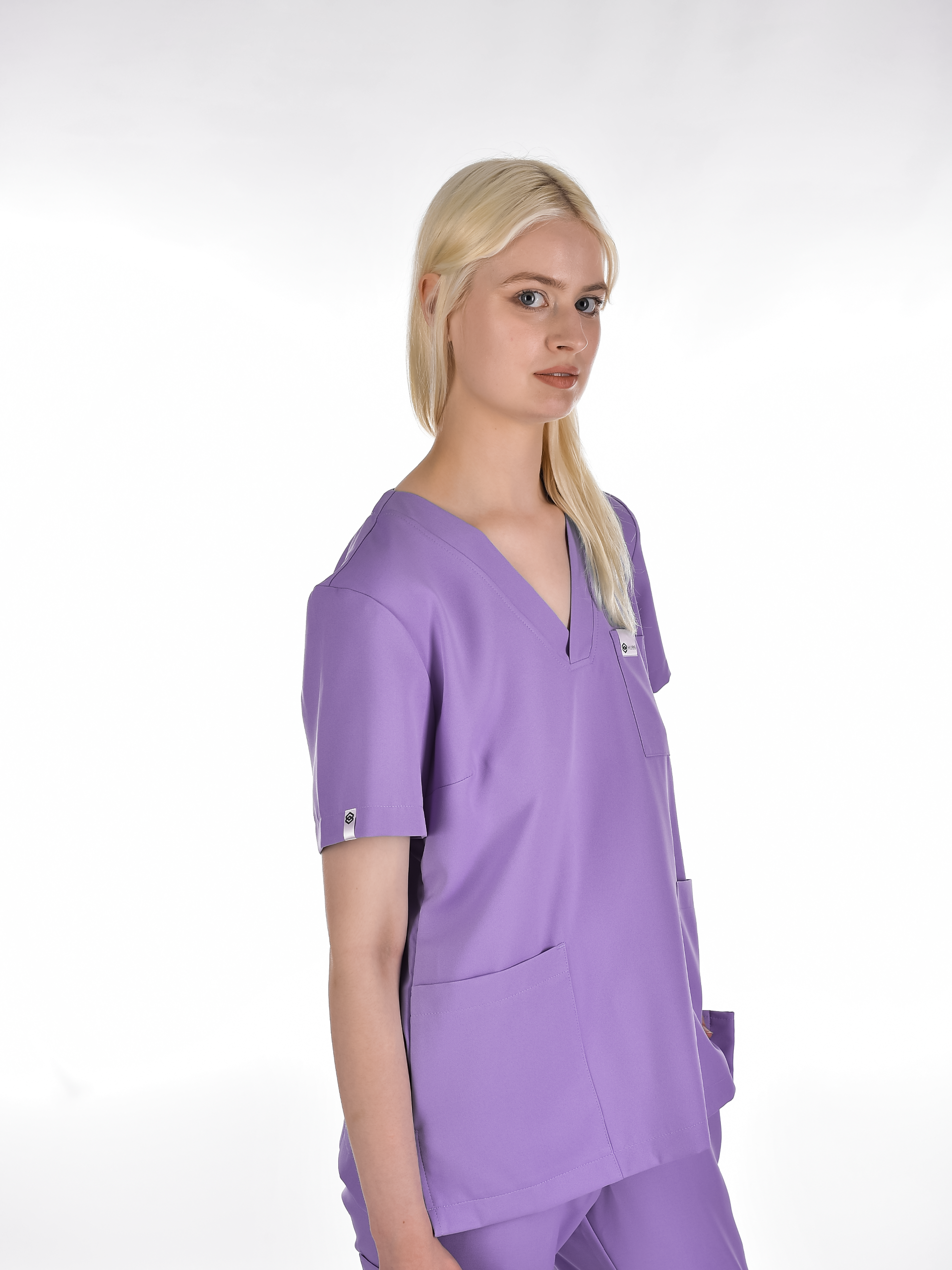 OSLO Women's scrub top Purple