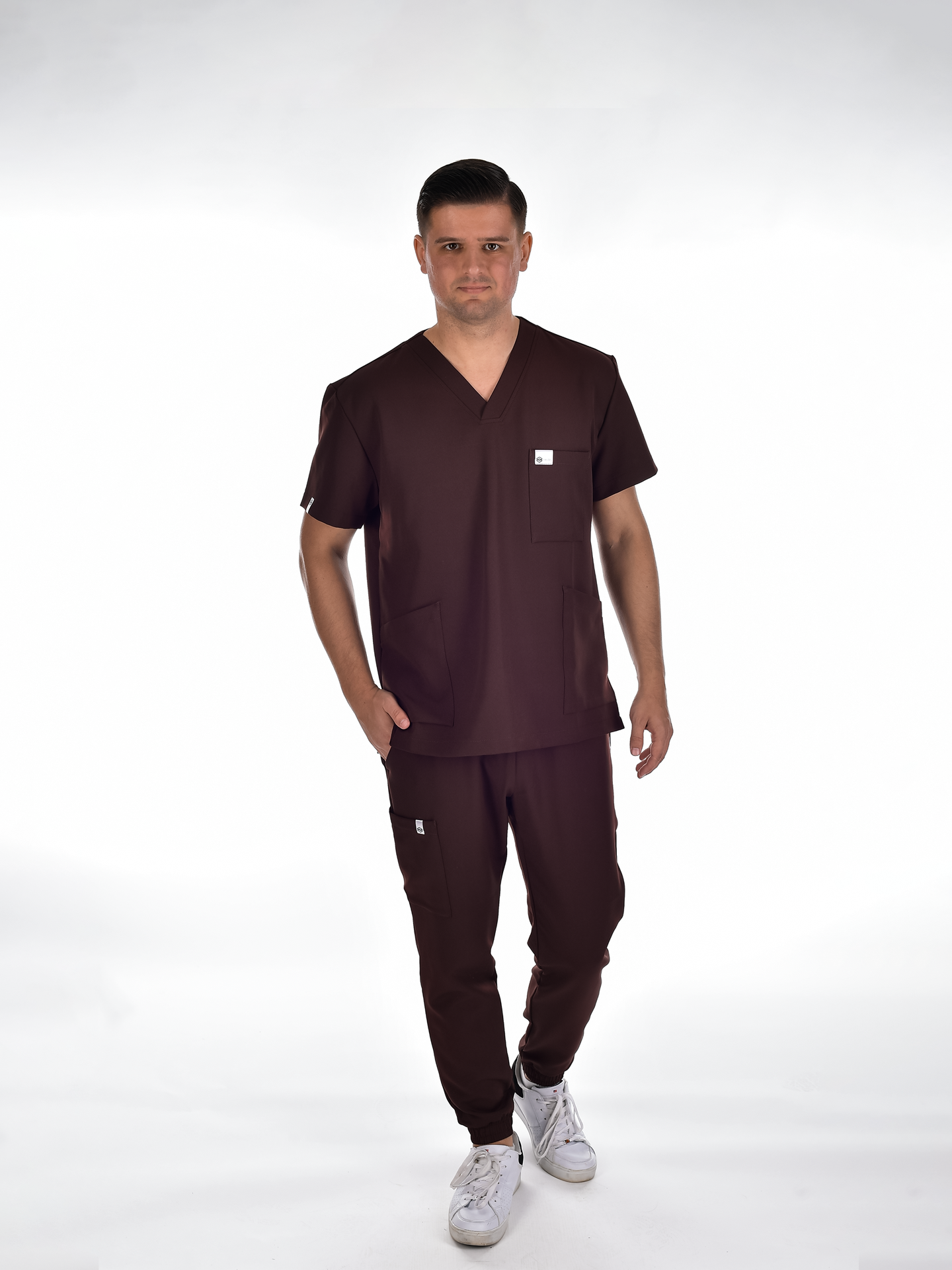 OSLO Men's scrub pants Brown