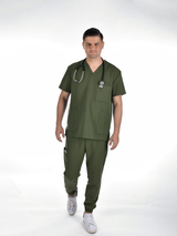 OSLO Men's scrub pants Khaki