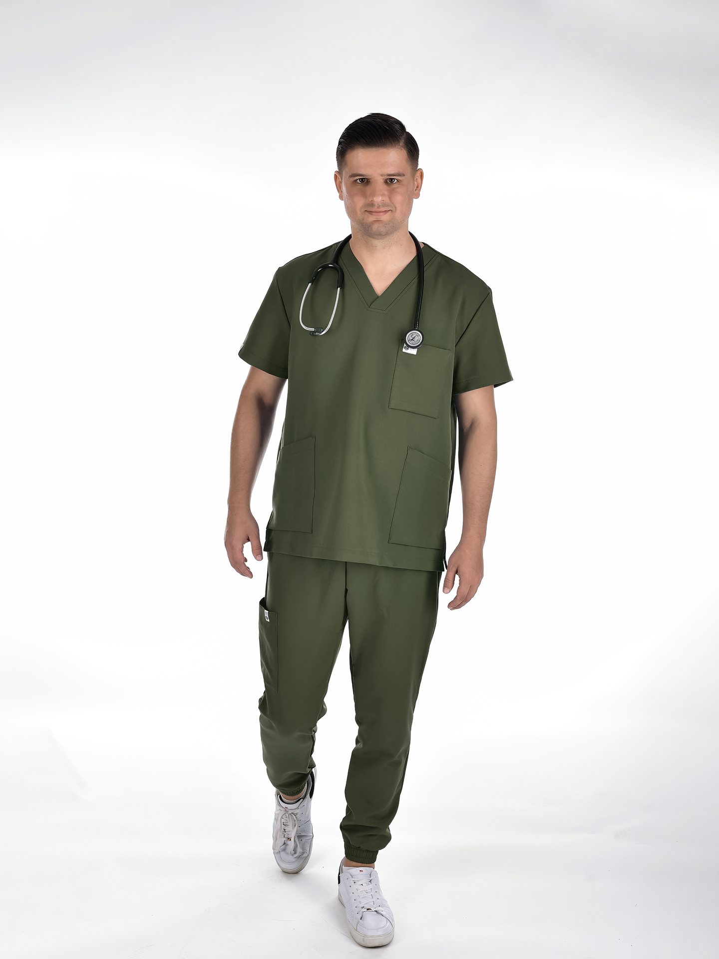 OSLO Men's scrubs set Khaki