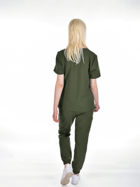 OSLO Women's scrub top Khaki