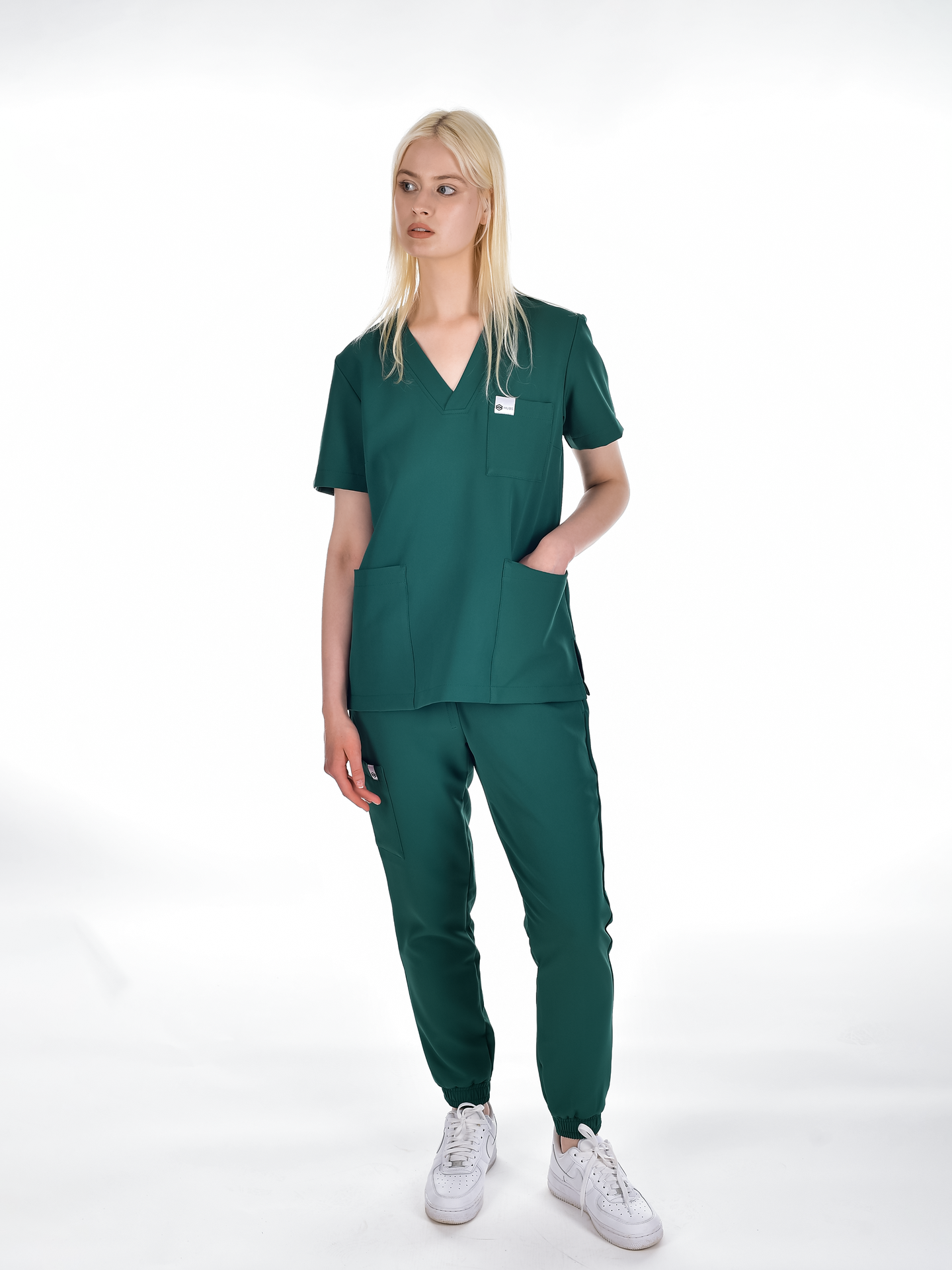 OSLO Women's scrubs set Green