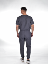 OSLO Men's scrub top Grey