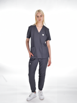 OSLO Women's scrubs set Grey