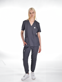 OSLO Women's scrubs set Grey