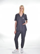 OSLO Women's scrubs set Grey