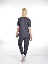 OSLO Women's scrubs set Grey