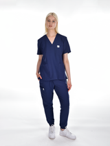 OSLO Women's scrub top Navy blue