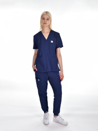 OSLO Women's scrub top Navy blue