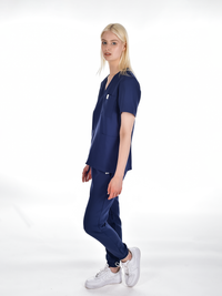 OSLO Women's scrub top Navy blue