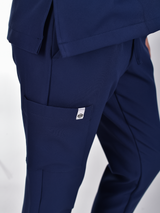 OSLO Women's scrubs set Navy blue