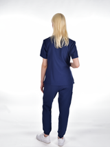 OSLO Women's scrub top Navy blue