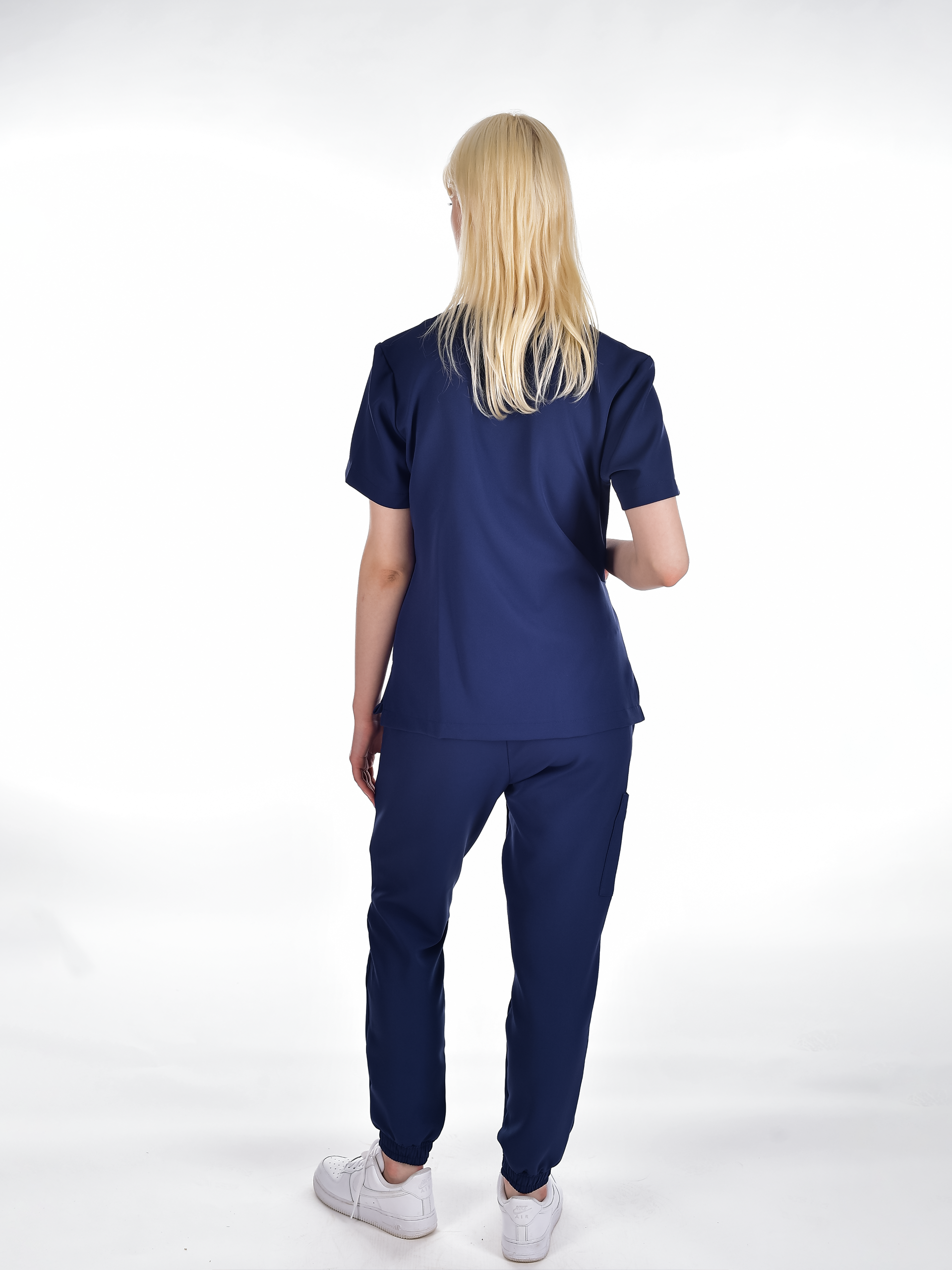 OSLO Women's scrub top Navy blue
