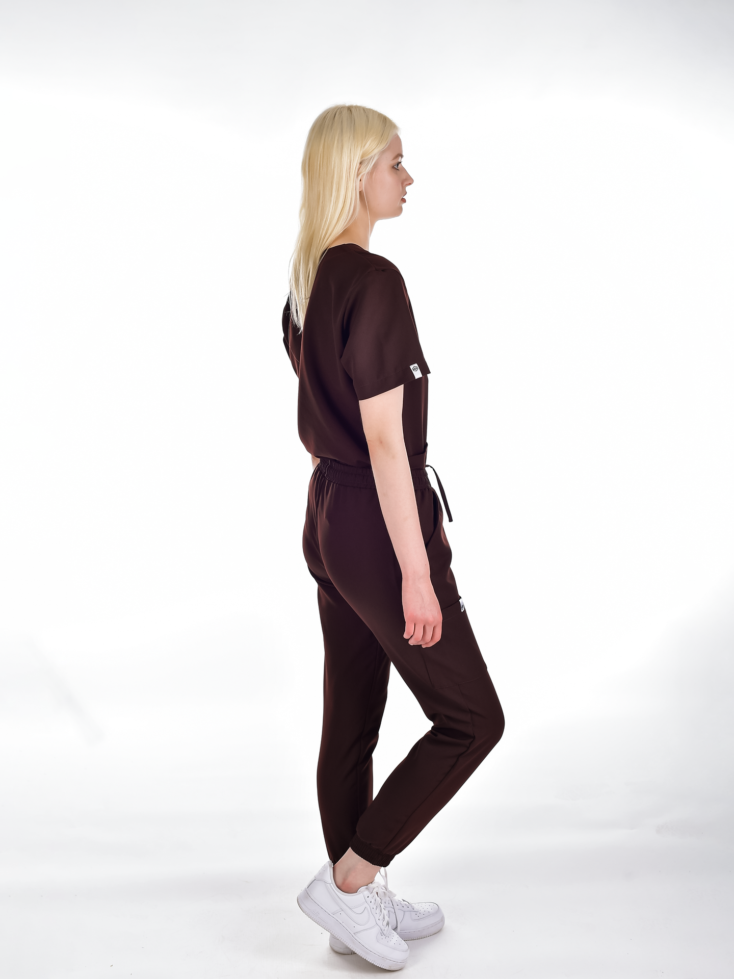 OSLO Women's scrubs set Brown