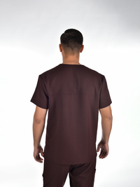 OSLO Men's scrub top Brown