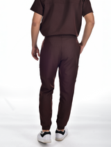 OSLO Men's scrubs set Brown