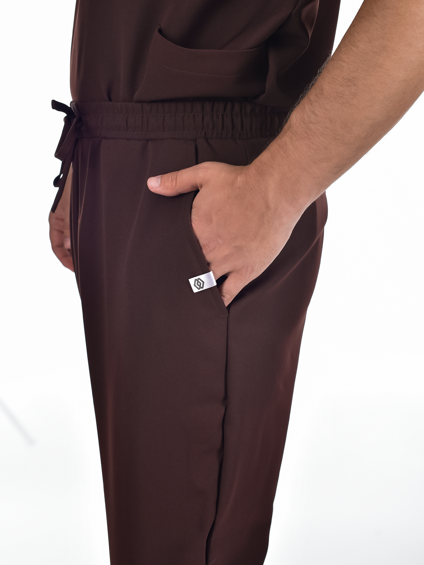 OSLO Men's scrub pants Brown