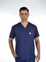 OSLO Men's scrub top Navy blue