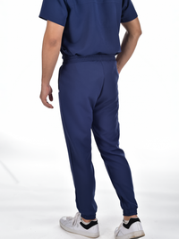 OSLO Men's scrubs set Navy blue