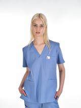 OSLO Women's scrubs set Sky blue
