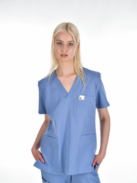 OSLO Women's scrubs set Sky blue