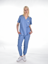 OSLO Women's scrub top Sky blue