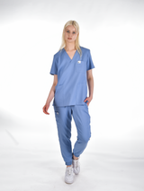 OSLO Women's scrubs set Sky blue