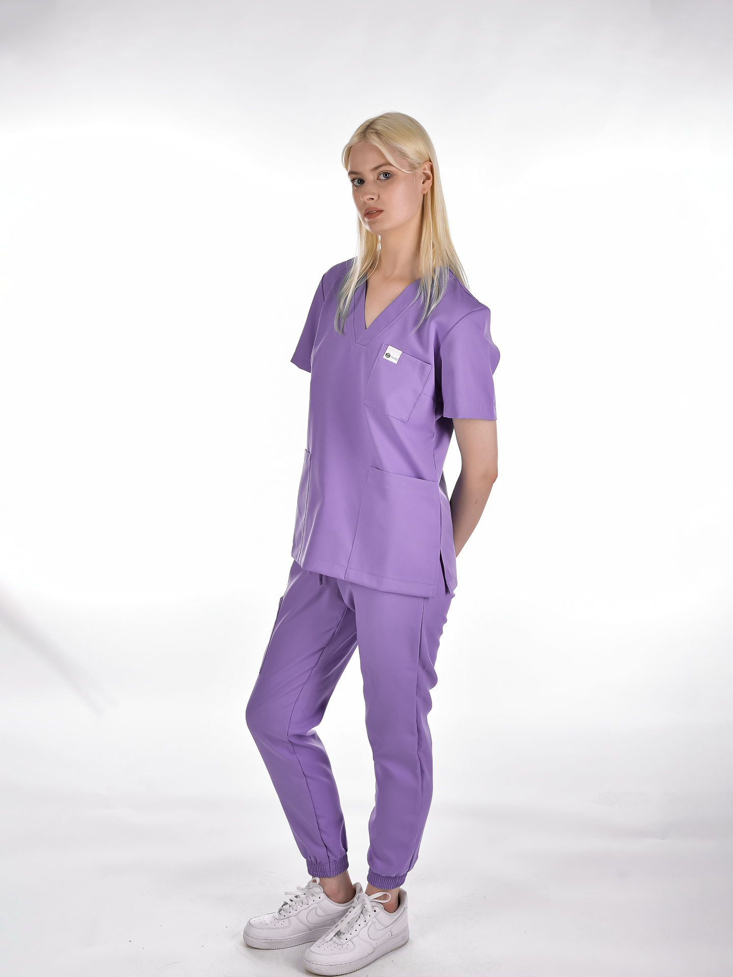 OSLO Women's scrubs set Purple