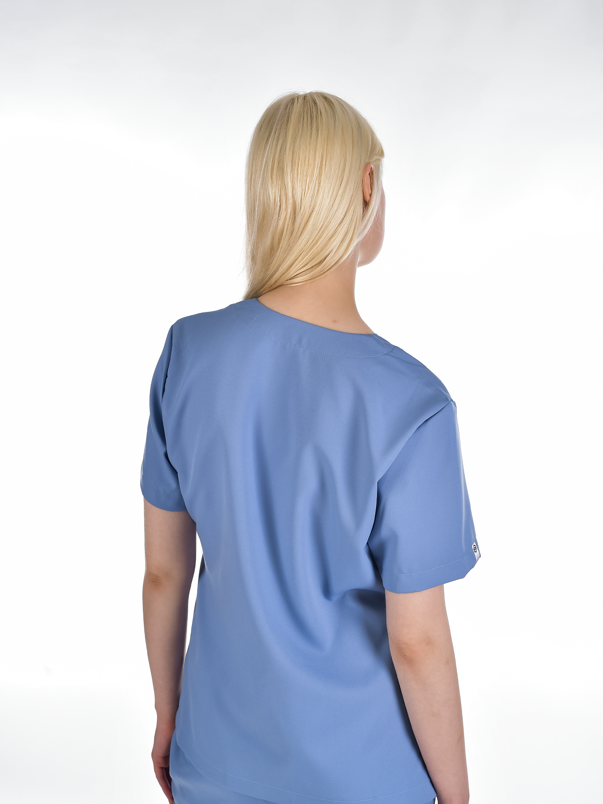 OSLO Women's scrub top Sky blue