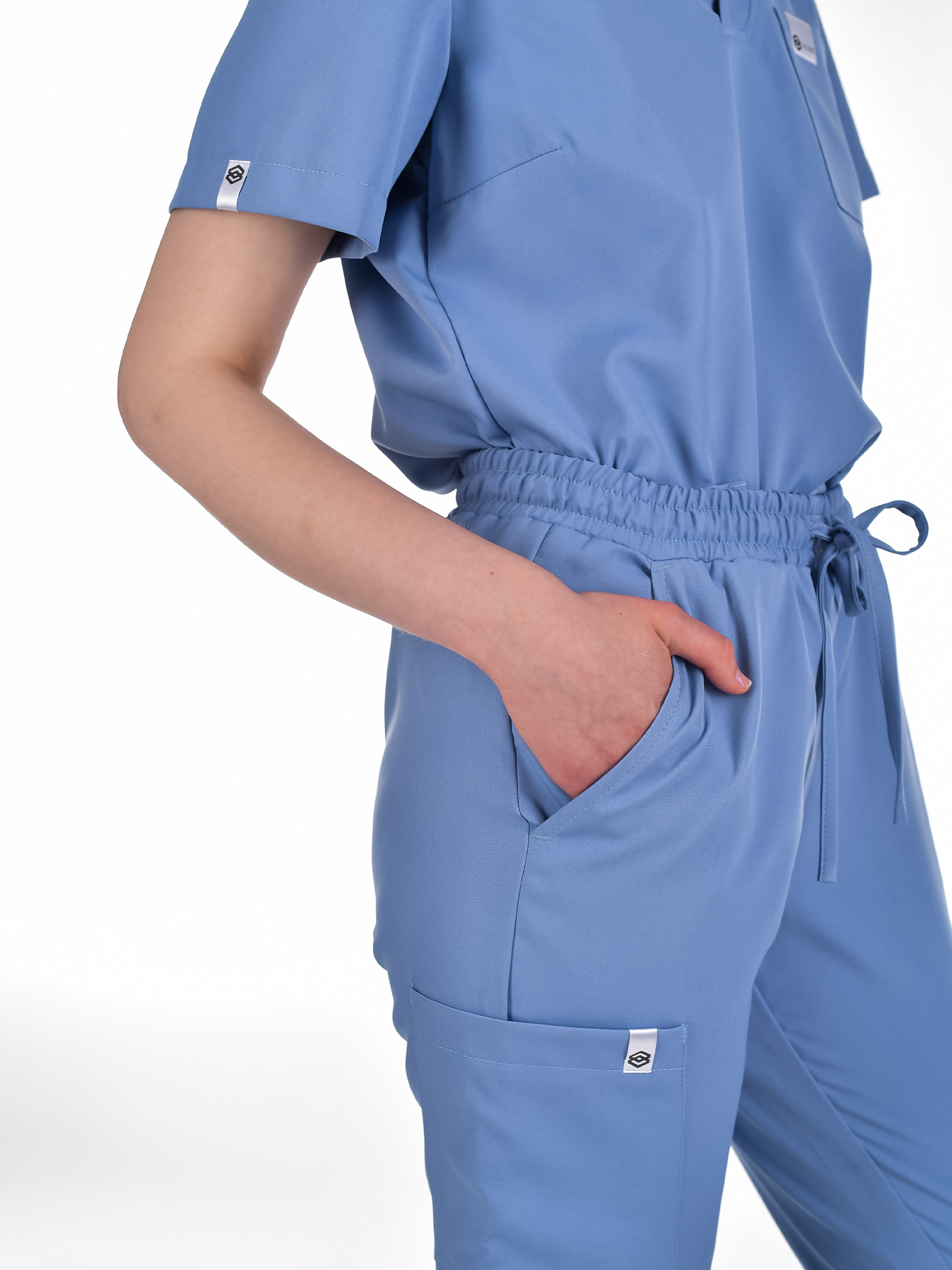 OSLO Women's scrubs set Sky blue