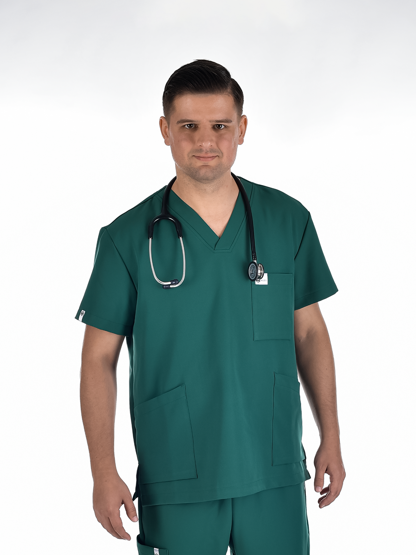 OSLO Men's scrub top Green