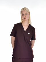 OSLO Women's scrubs set Brown