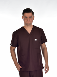 OSLO Men's scrub top Brown